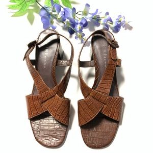 Nine West Women’s Brown Sandals With Heels
